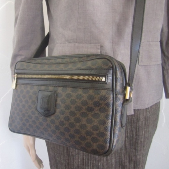 Celine Handbags - Celine Macadam Crossbody Shoulderbag